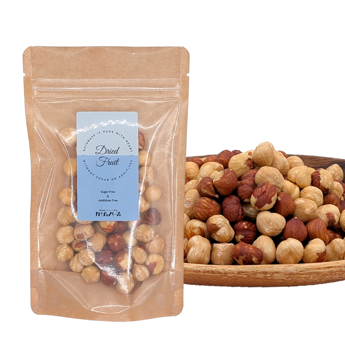 【無塩・無添加・ノンオイル】ヘーゼルナッツ スタンドパック 75g