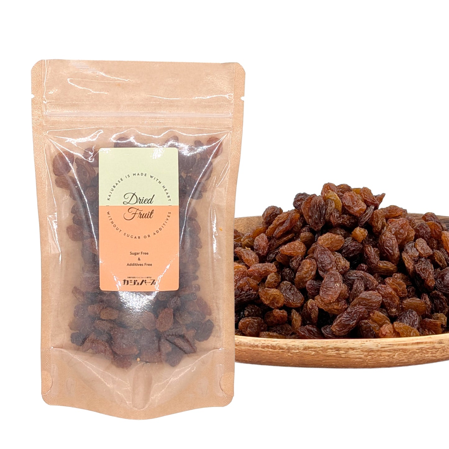 【無添加・砂糖不使用・ノンオイル】サルタナレーズン スタンドパック 100g