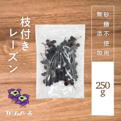 【無添加・砂糖不使用・ノンオイル】枝付きレーズン