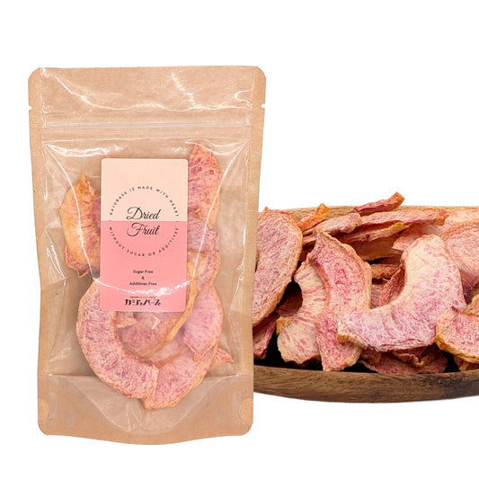 【無添加・砂糖不使用】国産桃チップス 福島県産 スタンドパック 25g