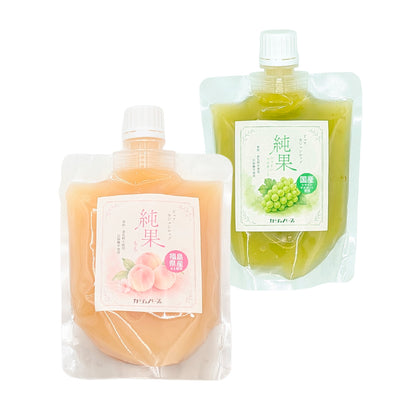 【香料・着色料不使用、国産果物のみ】ピュアカジュシロップ純果　セット販売