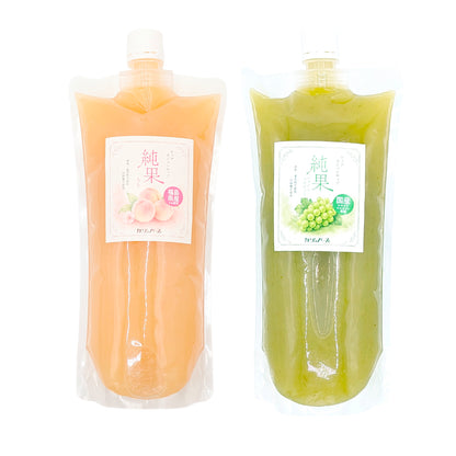 【香料・着色料不使用、国産果物のみ】ピュアカジュシロップ純果　セット販売